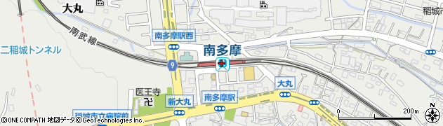 東京都稲城市大丸1043周辺の地図