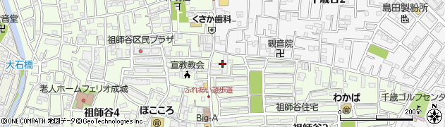 東京都世田谷区祖師谷2丁目10周辺の地図