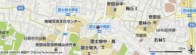 ローソンＬＴＦ梅丘二丁目店周辺の地図