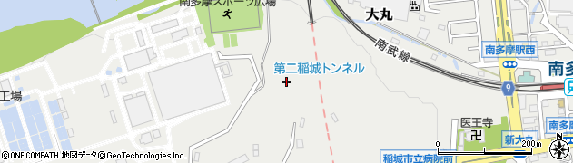 東京都稲城市大丸1457周辺の地図