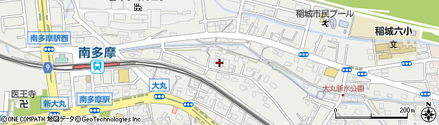 東京都稲城市大丸435周辺の地図