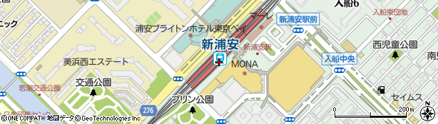 モーツアルトアトレ新浦安店周辺の地図