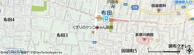 三三九 布田店周辺の地図