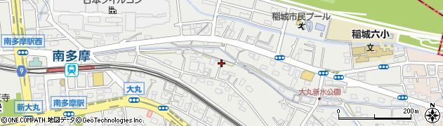 東京都稲城市大丸411周辺の地図
