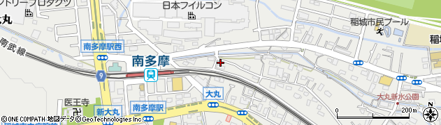 東京都稲城市大丸957周辺の地図