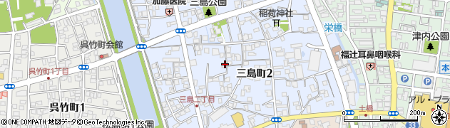 福井県敦賀市三島町周辺の地図