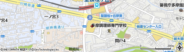 ガスト聖蹟桜ヶ丘オーパ店周辺の地図