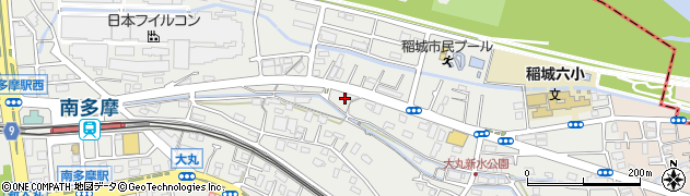 東京都稲城市大丸355周辺の地図