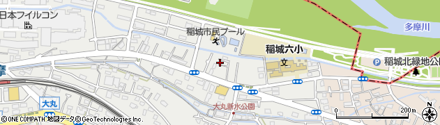 東京都稲城市大丸2143周辺の地図