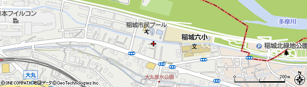 東京都稲城市大丸2143-45周辺の地図