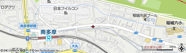 東京都稲城市大丸430周辺の地図