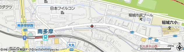 東京都稲城市大丸431周辺の地図