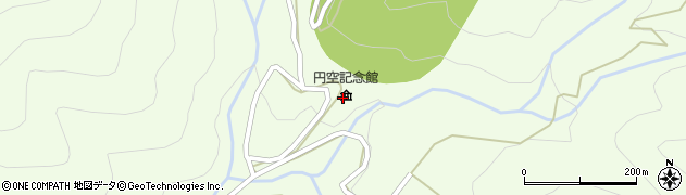 関市役所　文化施設洞戸円空記念館周辺の地図