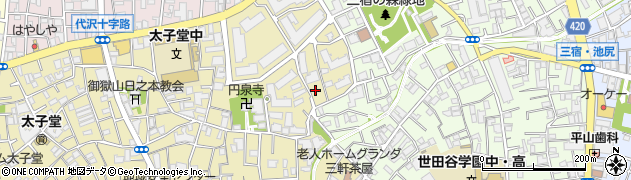 東京都世田谷区太子堂3丁目31周辺の地図