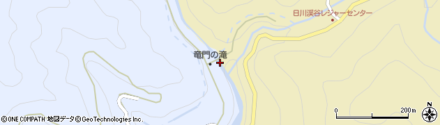 竜門の滝周辺の地図