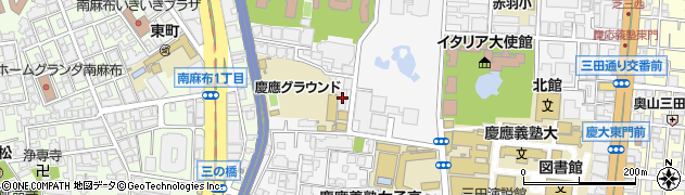 東京海上火災保険代理店三田本多代理店周辺の地図