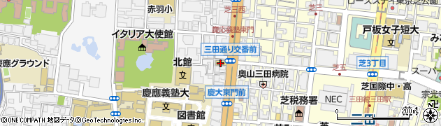 株式会社エイブル　田町三田通り店周辺の地図
