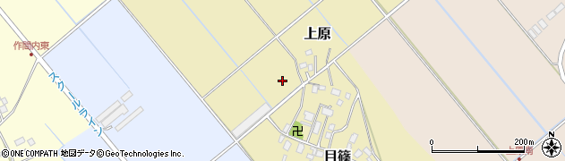 千葉県横芝光町（山武郡）上原周辺の地図