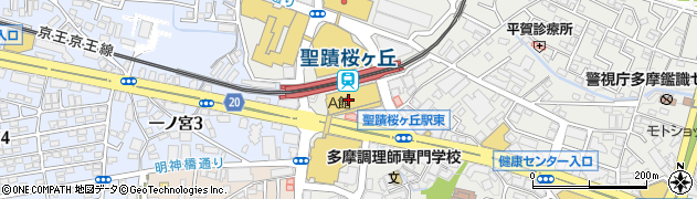 京王ストア桜ヶ丘店周辺の地図