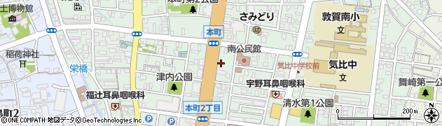 新道ガラス店周辺の地図