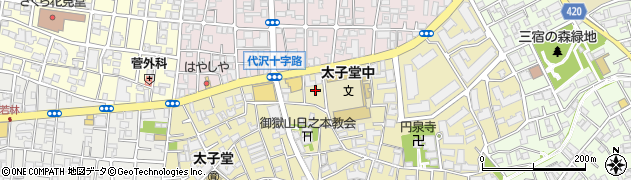 東京都世田谷区太子堂3丁目26周辺の地図