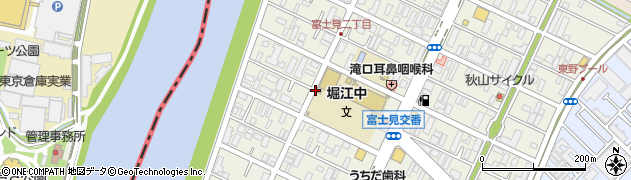 堀江中学校周辺の地図