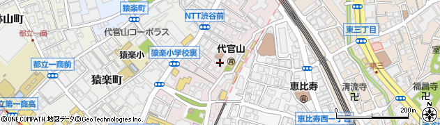 東京都渋谷区代官山町周辺の地図