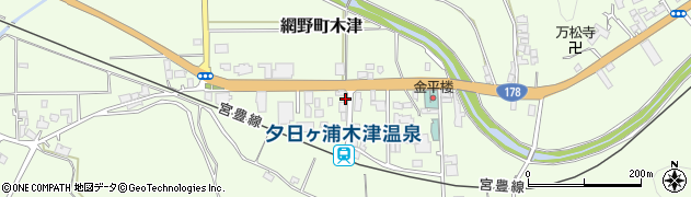 京都府京丹後市網野町木津12周辺の地図