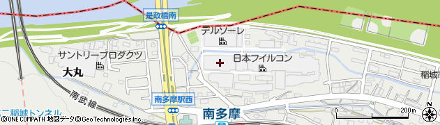 東京都稲城市大丸2220周辺の地図