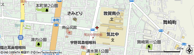 暁産業株式会社敦賀営業所周辺の地図