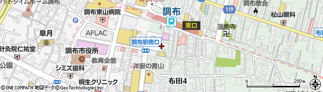 楽蔵 RAKUZO 調布南口店周辺の地図
