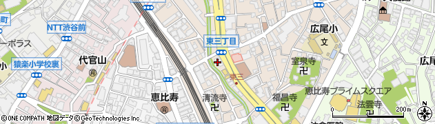 日進レンタカー株式会社　恵比寿営業所周辺の地図