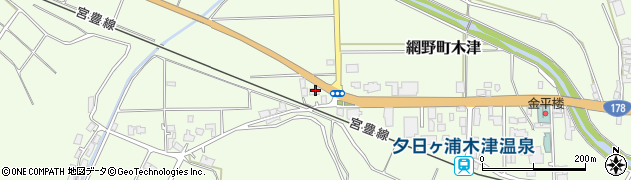 京都府京丹後市網野町木津58周辺の地図