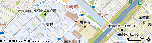 東野保育園周辺の地図