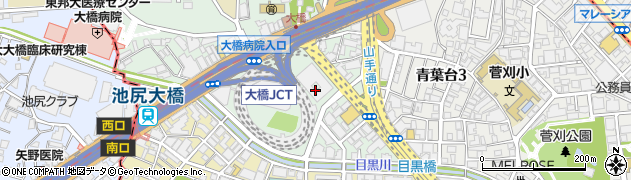 東京都目黒区大橋1丁目5周辺の地図