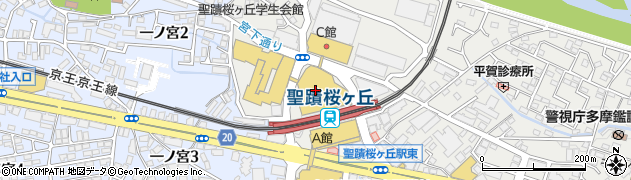 株式会社京王エージェンシー　桜ケ丘営業所周辺の地図