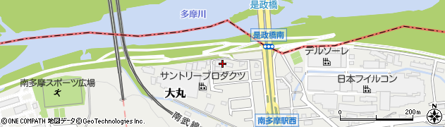 東京都稲城市大丸2279周辺の地図