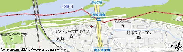 東京都稲城市大丸2285周辺の地図