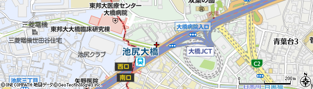 東京都目黒区大橋2丁目23-1周辺の地図