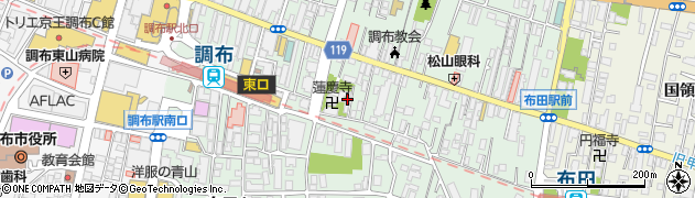 蓮慶寺周辺の地図