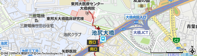 東京都目黒区大橋2丁目24-8周辺の地図
