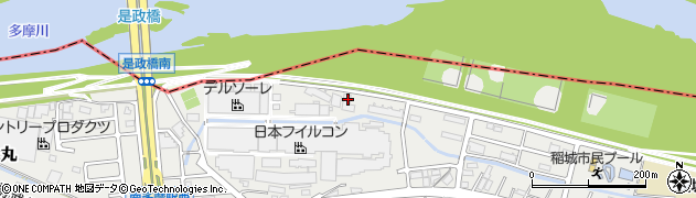 東京都稲城市大丸3114周辺の地図