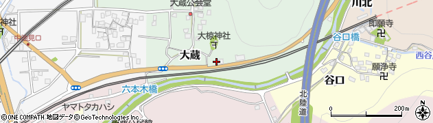 福井県敦賀市大蔵1周辺の地図
