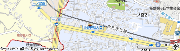 京王運輸本社周辺の地図