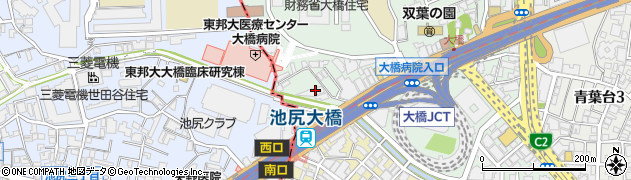 東京都目黒区大橋2丁目23周辺の地図