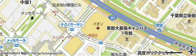 ノジマイオン海浜幕張店周辺の地図