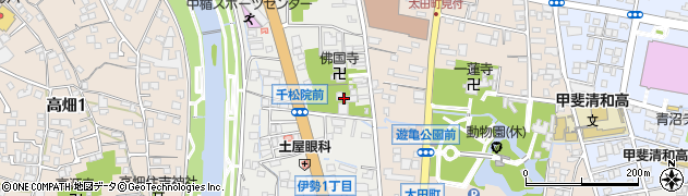 千松院周辺の地図