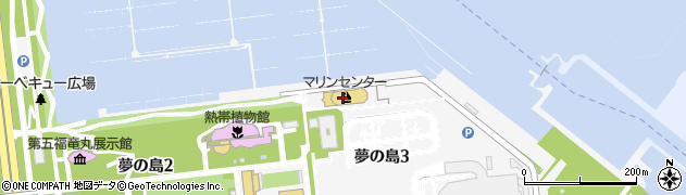 東京夢の島マリーナ周辺の地図