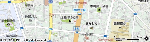 敦賀信用金庫神楽支店周辺の地図