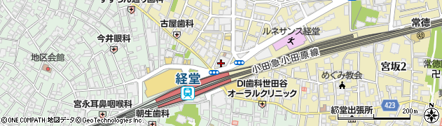 みずほ銀行経堂支店 ＡＴＭ周辺の地図